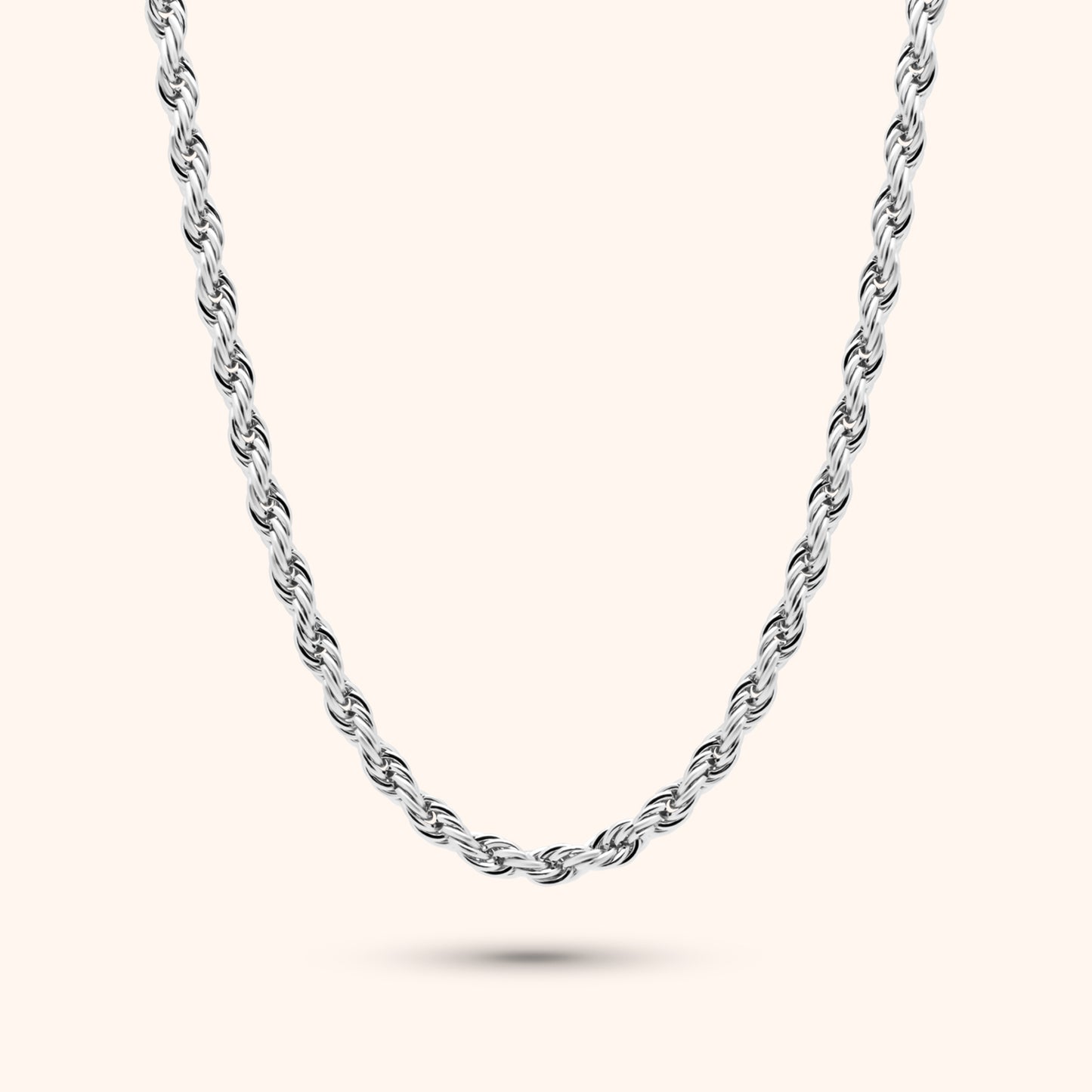 Luxurious Rope Gold Chain Necklace