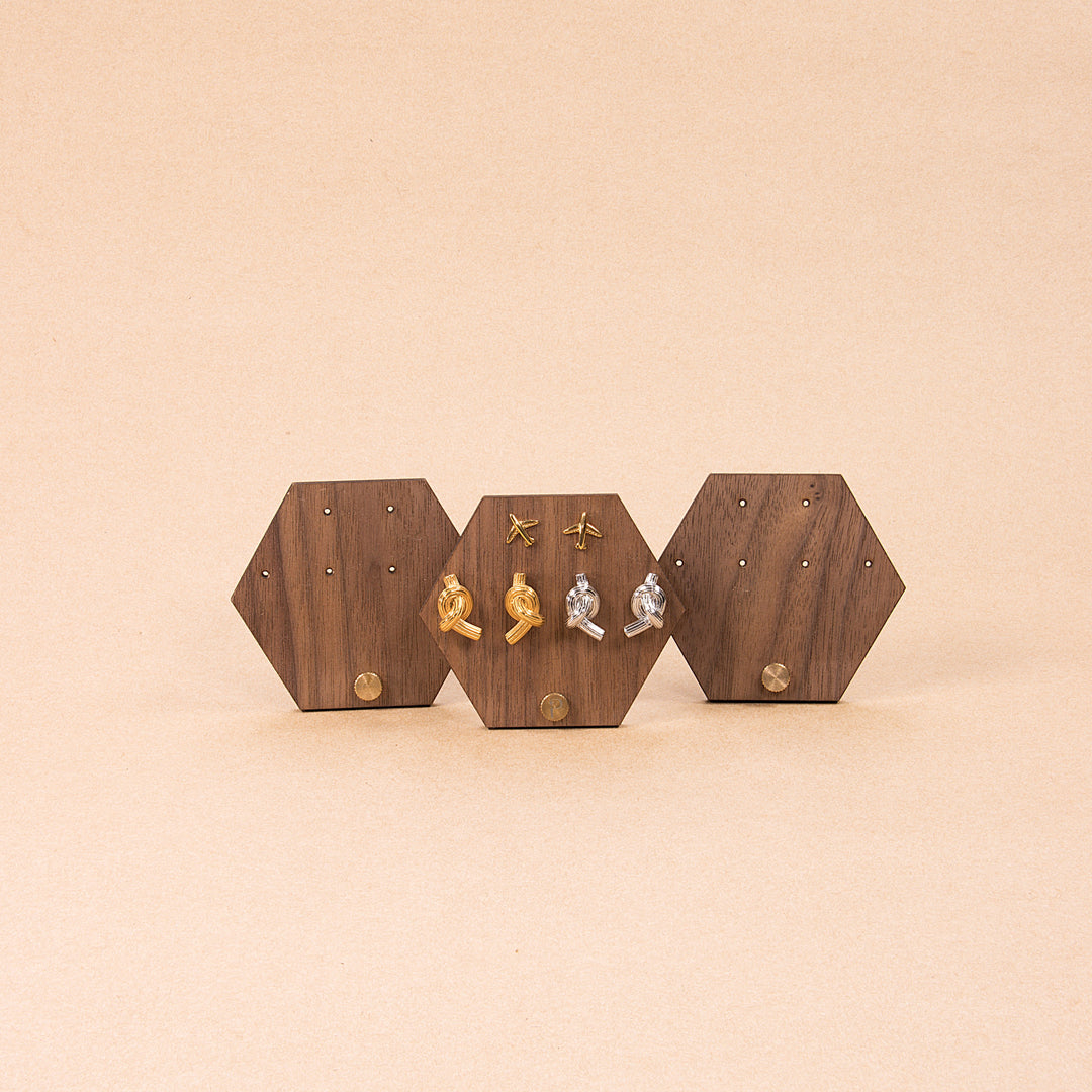 Solid Hexagon Stands (Set of 3)