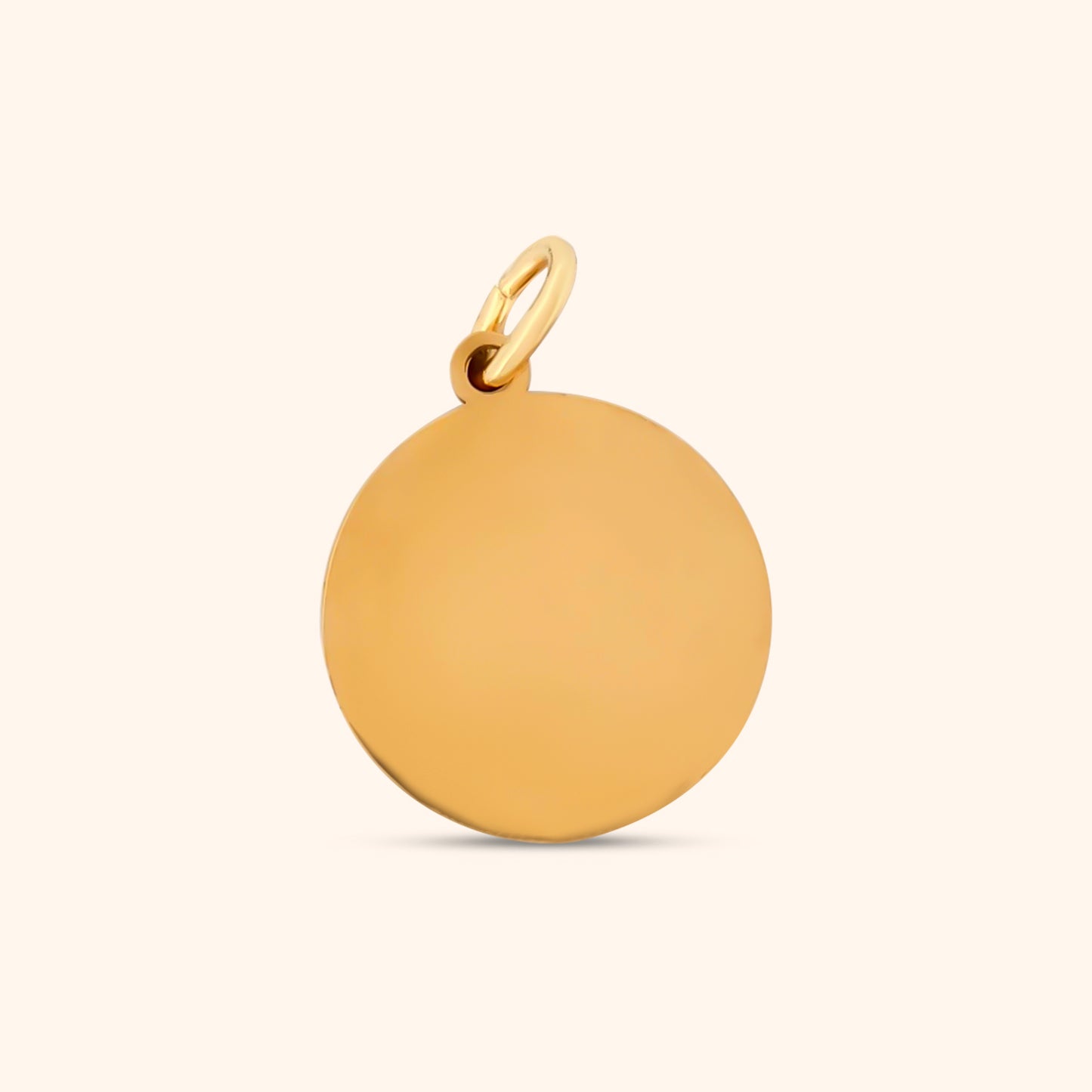 Close-up of the back of Aegis Charm, showing the smooth texture.