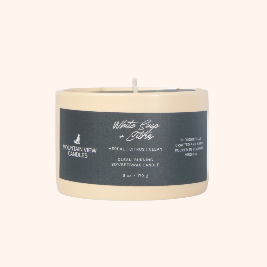 White Sage & Citrus Candle - 6 oz