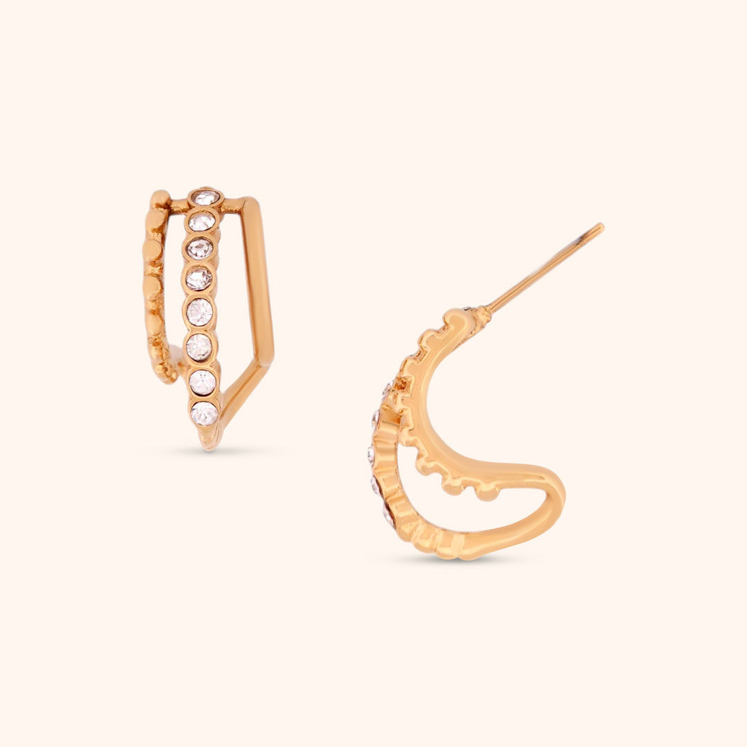Starlit Curve Earrings
