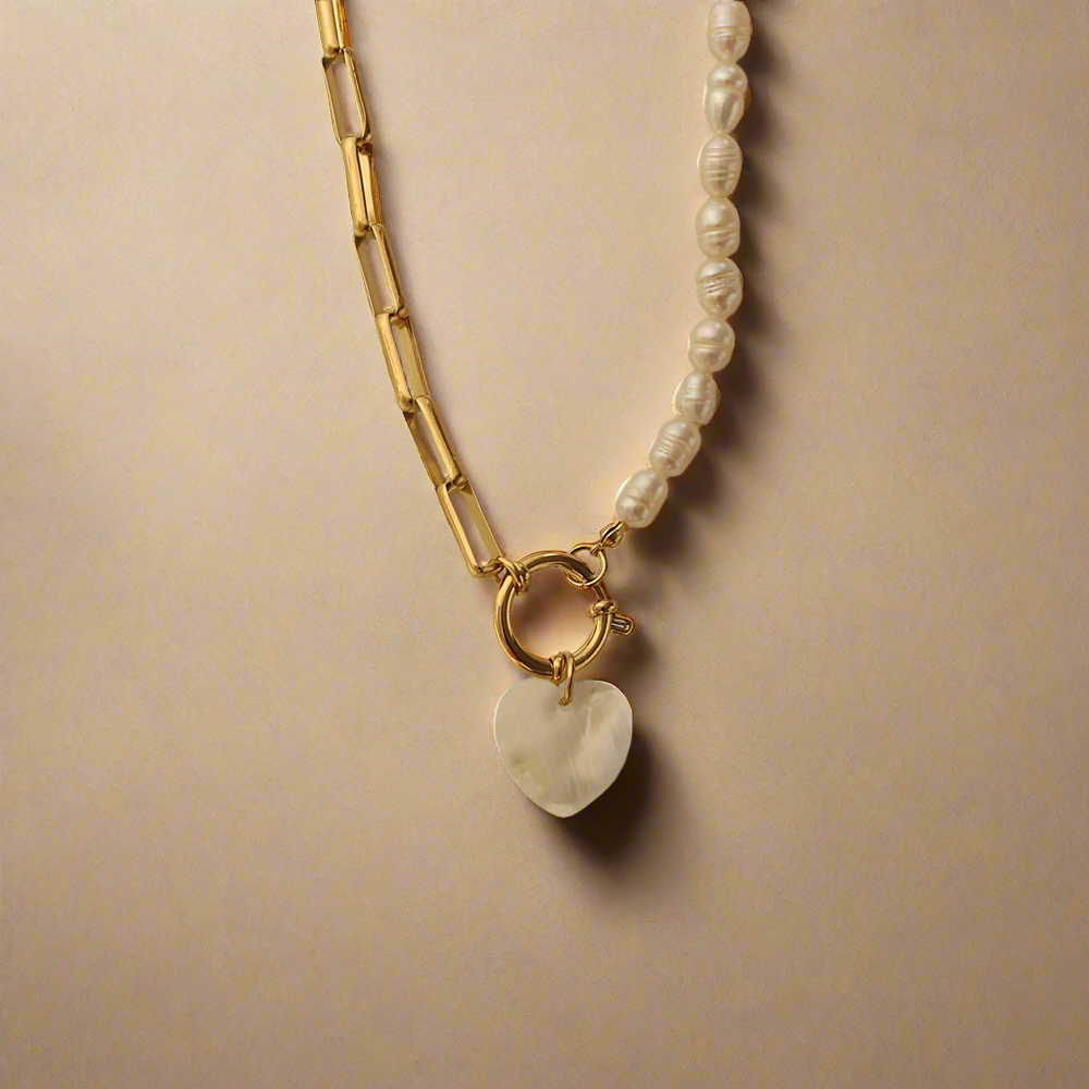 Golden Heart Harmony Necklace