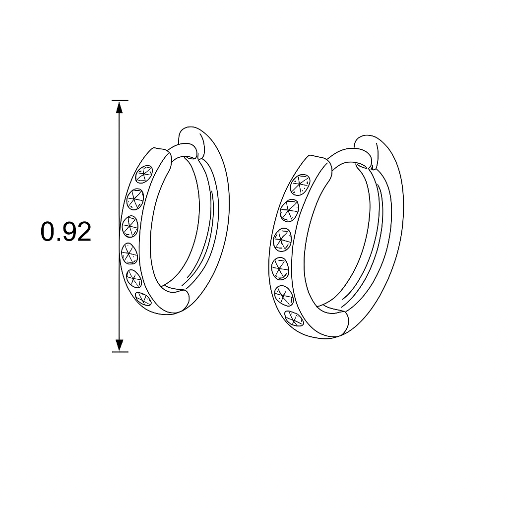 Huggie Measurements