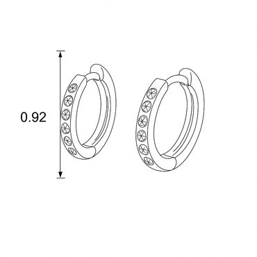 Huggie Measurements