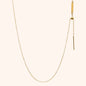 Exclusive Pressie Threader chain 18k gold plated stainless steel.