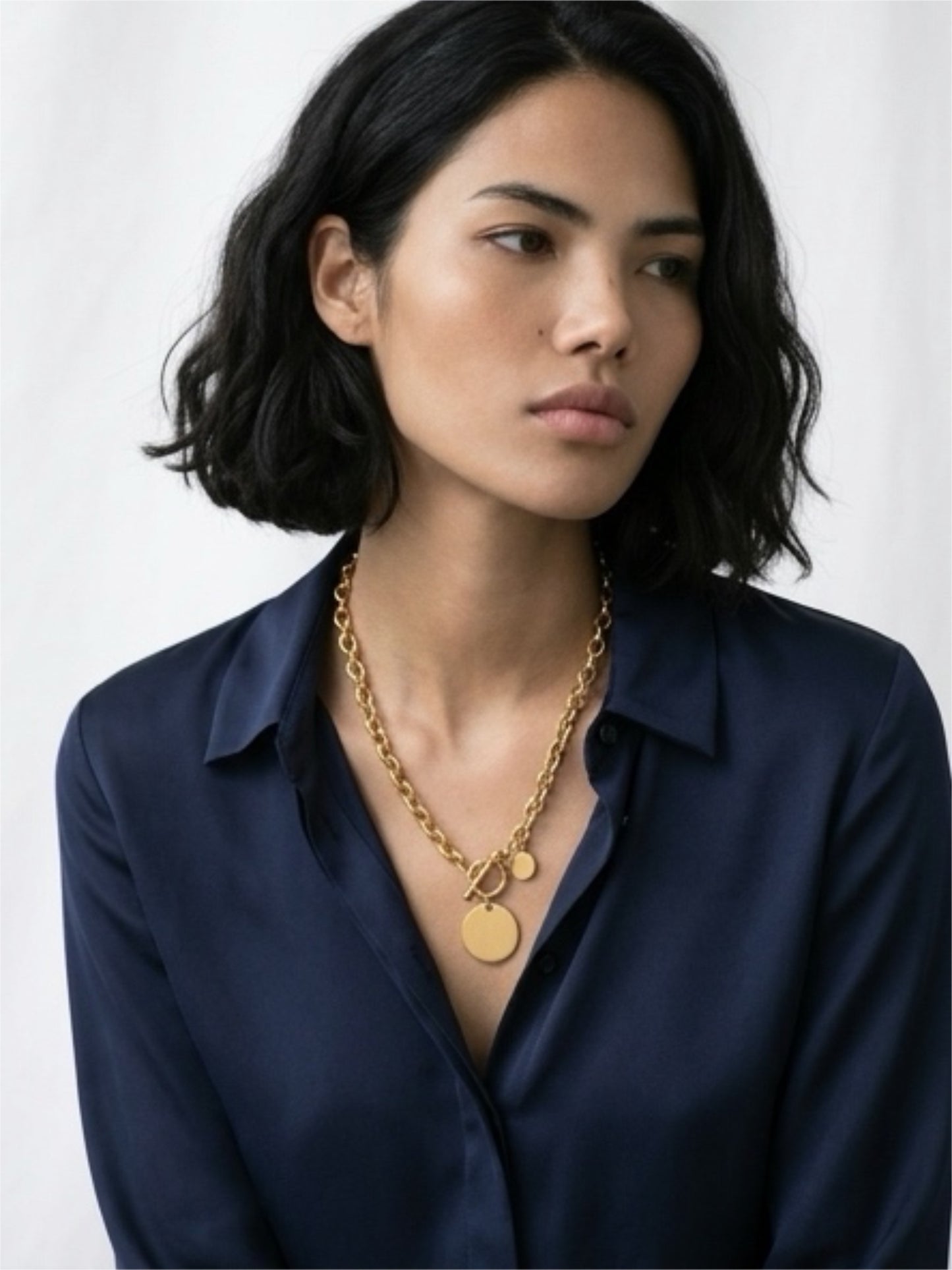 Medallion Toggle Necklace