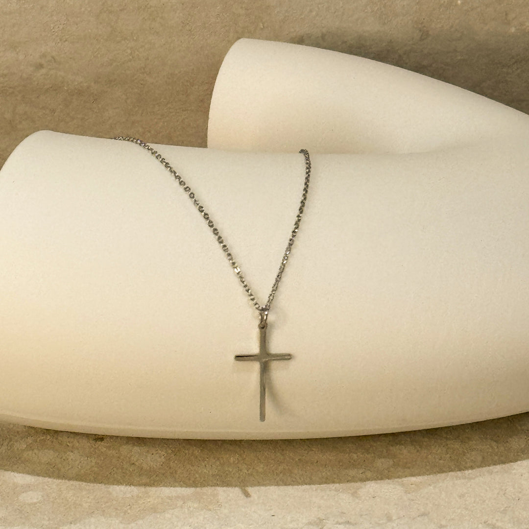 Dainty But Elegant Cross Charm Necklace