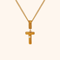 T initial necklace with gold finish and freshwater pearl