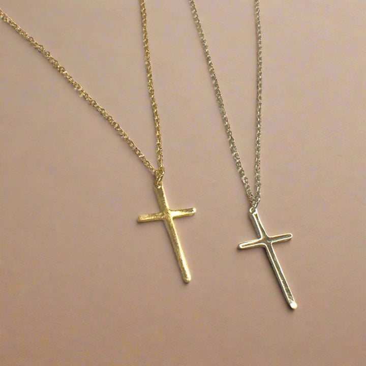 Dainty But Elegant Cross Charm Necklace